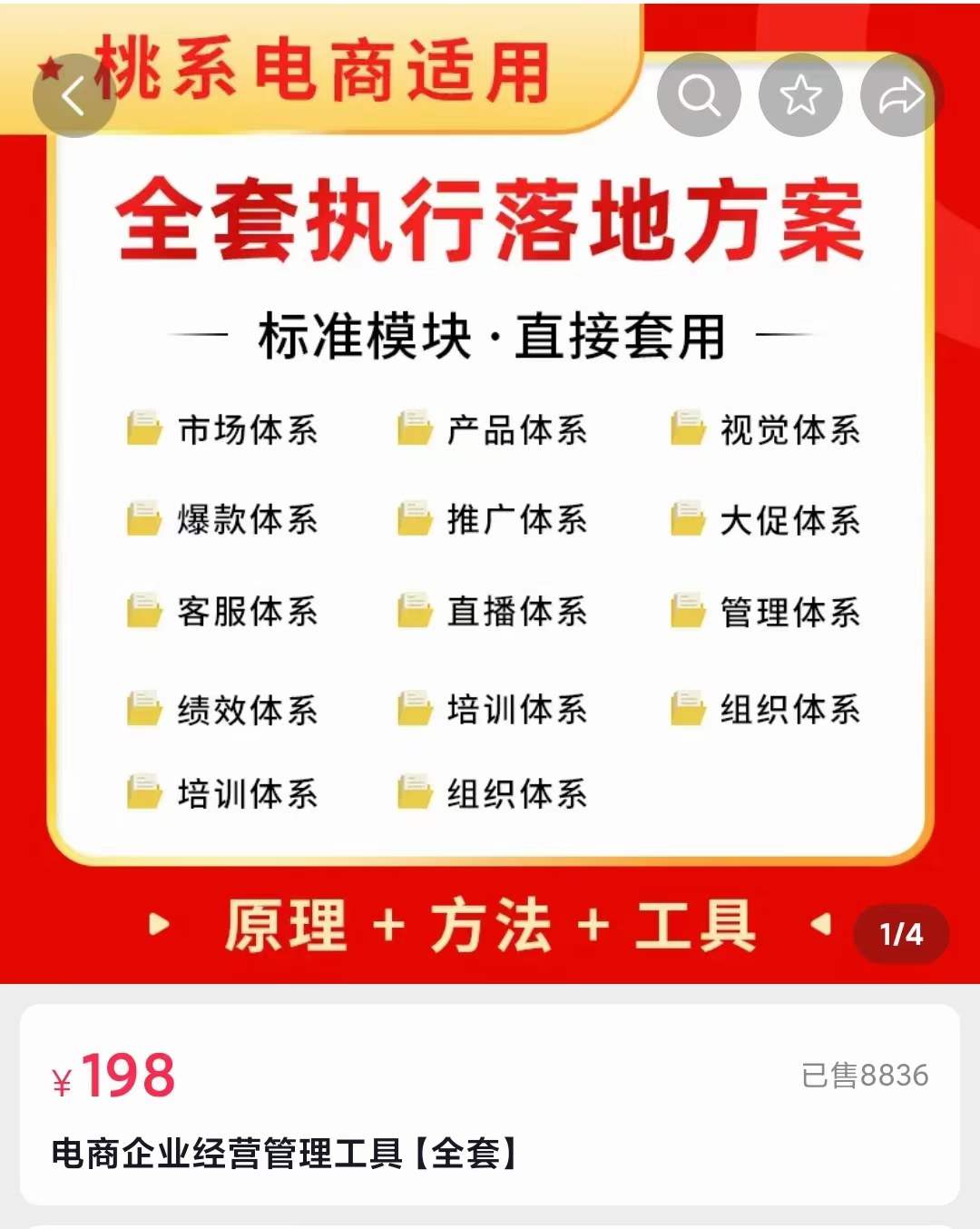 外面卖198·电商企业经营管理工具：全套执行落地方案 标准模块·直接套用凯哥轻创网-网创项目资源站-副业项目-创业项目-搞钱项目凯哥轻创网