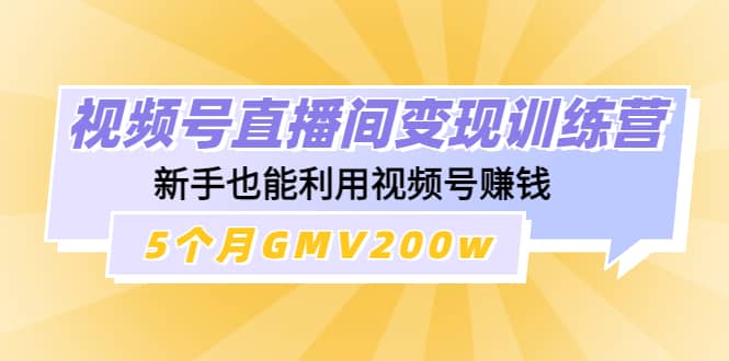 视频号直播间变现训练营凯哥轻创网-网创项目资源站-副业项目-创业项目-搞钱项目凯哥轻创网