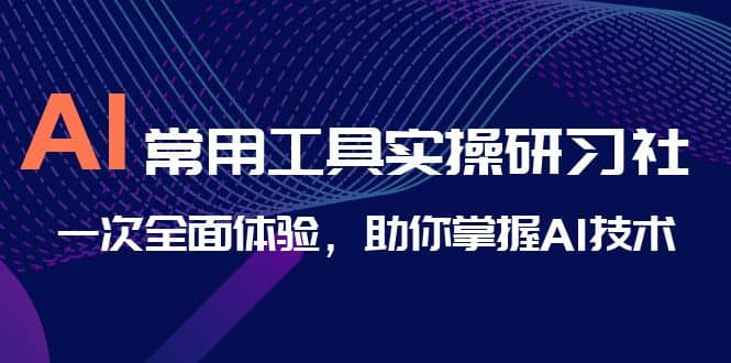 AI-常用工具实操研习社，一次全面体验，助你掌握AI技术凯哥轻创网-网创项目资源站-副业项目-创业项目-搞钱项目凯哥轻创网
