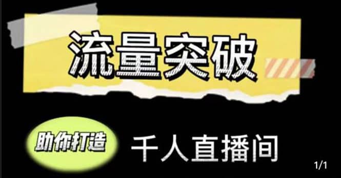 直播运营实战视频课，助你打造千人直播间（14节视频课）凯哥轻创网-网创项目资源站-副业项目-创业项目-搞钱项目凯哥轻创网