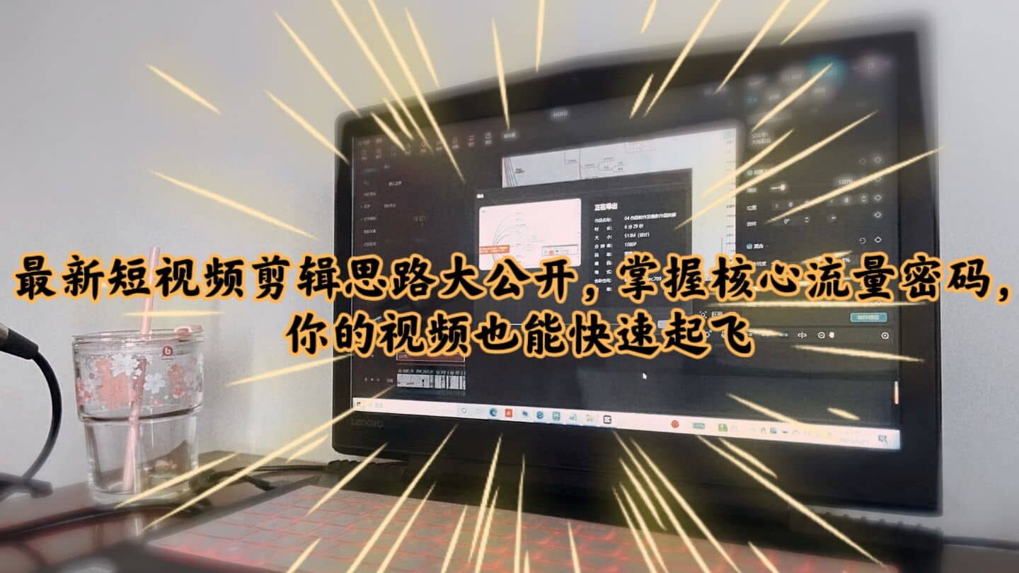 最新短视频剪辑思路大公开，掌握核心流量密码，你的视频也能快速起飞凯哥轻创网-网创项目资源站-副业项目-创业项目-搞钱项目凯哥轻创网