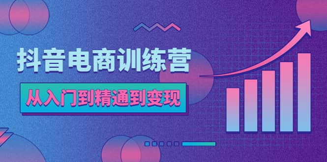 抖音电商训练营：从入门到精通，从账号定位到流量变现，抖店运营实操凯哥轻创网-网创项目资源站-副业项目-创业项目-搞钱项目凯哥轻创网