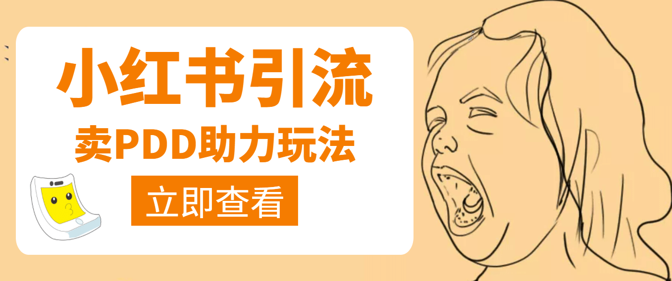 利用小红书卖拼多多助力凯哥轻创网-网创项目资源站-副业项目-创业项目-搞钱项目凯哥轻创网