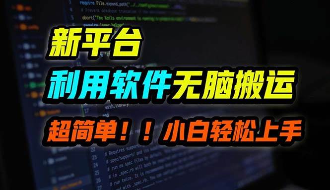 B站平台用软件无脑搬运，月赚10000+，小白也能轻松上手凯哥轻创网-网创项目资源站-副业项目-创业项目-搞钱项目凯哥轻创网