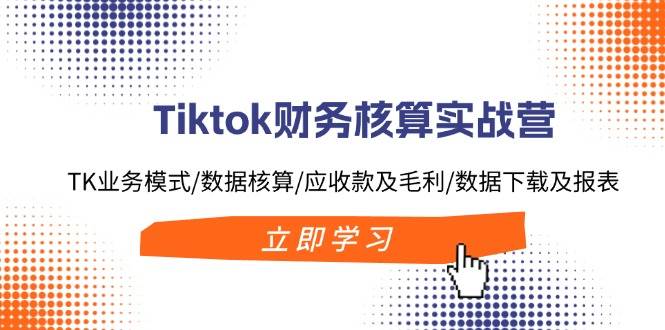 Tiktok财务核算实战营：TK业务模式/数据核算/应收款及毛利/数据下载及报表凯哥轻创网-网创项目资源站-副业项目-创业项目-搞钱项目凯哥轻创网
