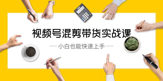 视频号-混剪带货实战课，小白也能快速上手（10节课）凯哥轻创网-网创项目资源站-副业项目-创业项目-搞钱项目凯哥轻创网