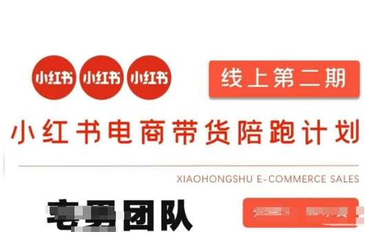 小红书电商带货课2期，月利润20个的小红书电商的有货源，无货源，虚拟产品，付费投流等整套玩法凯哥轻创网-网创项目资源站-副业项目-创业项目-搞钱项目凯哥轻创网