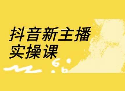 抖音新主播实操课，直播间流量运营线上实操课(18节)凯哥轻创网-网创项目资源站-副业项目-创业项目-搞钱项目凯哥轻创网