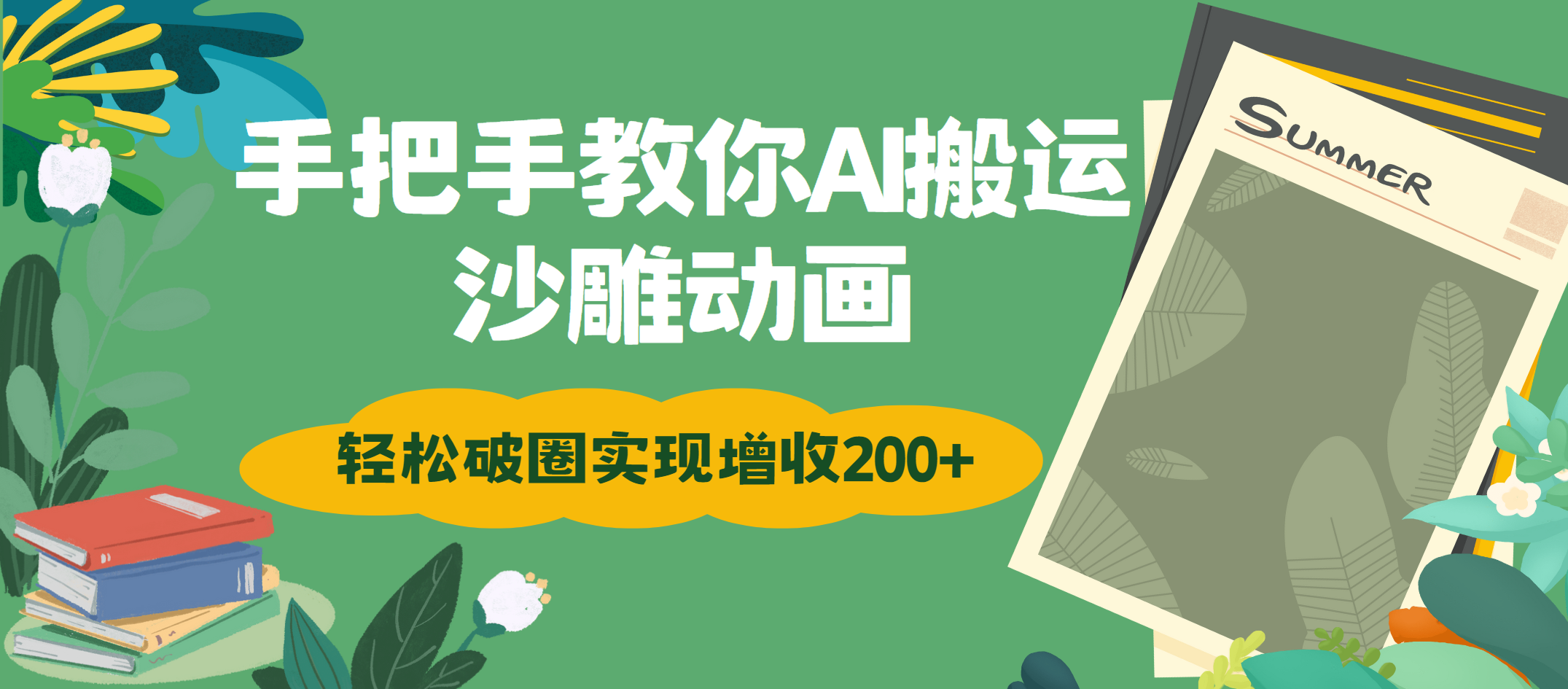 手把手教你用AI搬运沙雕动画轻松破圈实现增收200+凯哥轻创网-网创项目资源站-副业项目-创业项目-搞钱项目凯哥轻创网