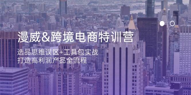 （14295期）漫威 跨境电商特训营：选品思维误区+工具包实战，打造高利润产品全流程凯哥轻创网-网创项目资源站-副业项目-创业项目-搞钱项目凯哥轻创网