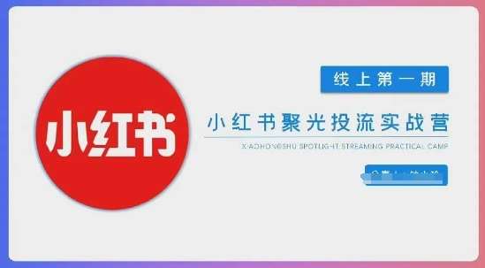 小红书聚光陪跑第一期，教你从0到1玩转小红书聚光投流，搭建小红书付费投流团队，更快的见到效果凯哥轻创网-网创项目资源站-副业项目-创业项目-搞钱项目凯哥轻创网
