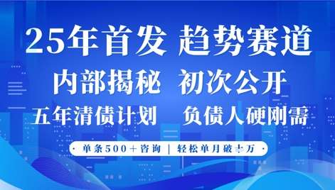 2025年首次公开，真正的事业型赛道，客咨不断，单月轻松破W凯哥轻创网-网创项目资源站-副业项目-创业项目-搞钱项目凯哥轻创网