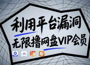 利用平台漏洞，无限撸网盘VIP会员，用户亲测有效!【漏洞原理+操作演示】凯哥轻创网-网创项目资源站-副业项目-创业项目-搞钱项目凯哥轻创网