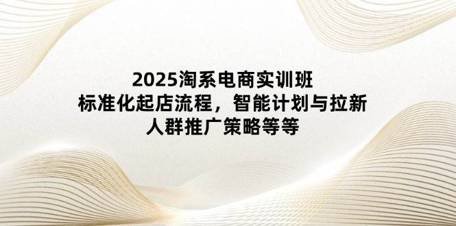 （14522期）2025淘系电商实训班：标准化起店流程，智能计划与拉新，人群推广策略等等凯哥轻创网-网创项目资源站-副业项目-创业项目-搞钱项目凯哥轻创网