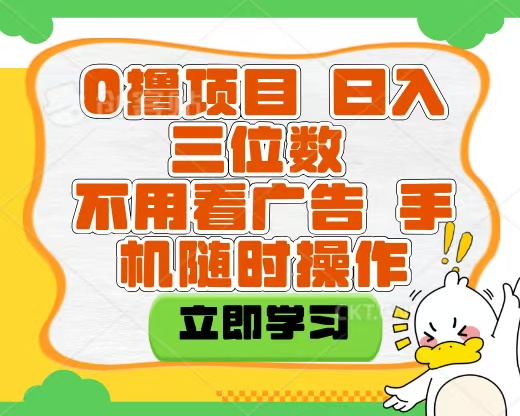 适合新手小白的互联网0撸项目，不用技术无脑操作，轻松日入三位数凯哥轻创网-网创项目资源站-副业项目-创业项目-搞钱项目凯哥轻创网