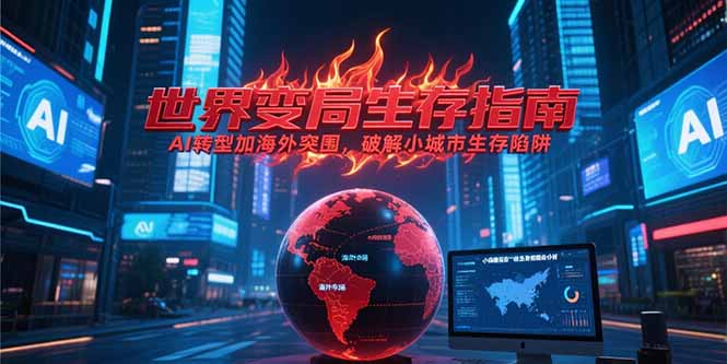 （15220期）付费文章《世界变局生存指南，AI转型加海外突围，破解小城市生存陷阱》凯哥轻创网-网创项目资源站-副业项目-创业项目-搞钱项目凯哥轻创网