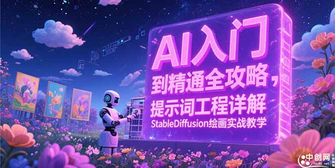 （15181期）AI入门到精通全攻略，提示词工程详解，StableDiffusion绘画实战教学凯哥轻创网-网创项目资源站-副业项目-创业项目-搞钱项目凯哥轻创网
