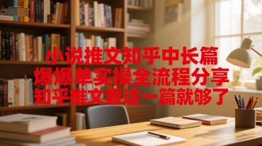 小说推文知乎中长篇爆单实操全流程分享，知乎推文看这一篇就够了凯哥轻创网-网创项目资源站-副业项目-创业项目-搞钱项目凯哥轻创网