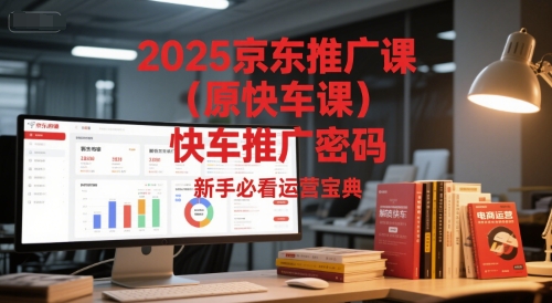 2025京东推广课（原快车课）解锁京东快车推广密码，新手必看运营宝典凯哥轻创网-网创项目资源站-副业项目-创业项目-搞钱项目凯哥轻创网