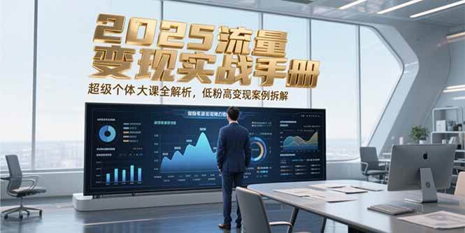 2025流量变现实战手册，超级个体大课全解析，低粉高变现案例拆解凯哥轻创网-网创项目资源站-副业项目-创业项目-搞钱项目凯哥轻创网