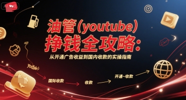 油管(youtube)挣钱全攻略：从开通广告收益到国内收款的实操指南凯哥轻创网-网创项目资源站-副业项目-创业项目-搞钱项目凯哥轻创网