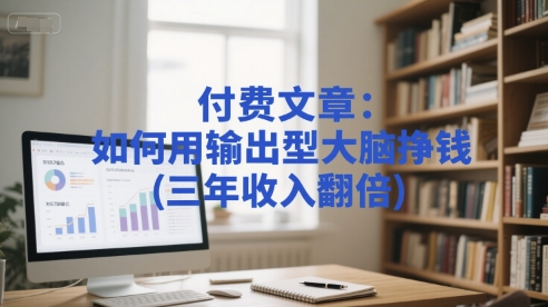 付费文章：如何用输出型大脑挣钱(三年收入翻倍)凯哥轻创网-网创项目资源站-副业项目-创业项目-搞钱项目凯哥轻创网