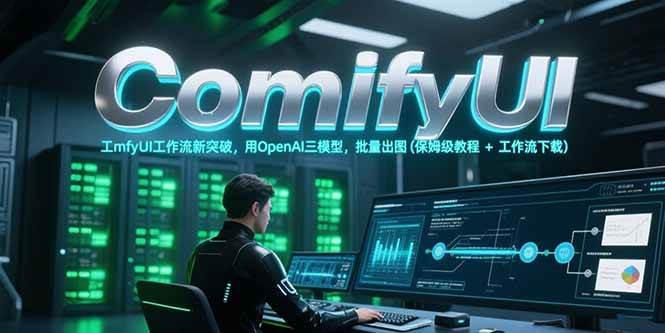 ComfyUI工作流新突破，用OpenAI三模型，批量出图(保姆级教程+工作流下载)凯哥轻创网-网创项目资源站-副业项目-创业项目-搞钱项目凯哥轻创网