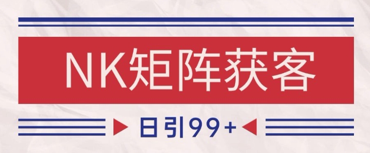 小红书某音NK赛道引流获客 自热矩阵日引200+【揭秘】凯哥轻创网-网创项目资源站-副业项目-创业项目-搞钱项目凯哥轻创网