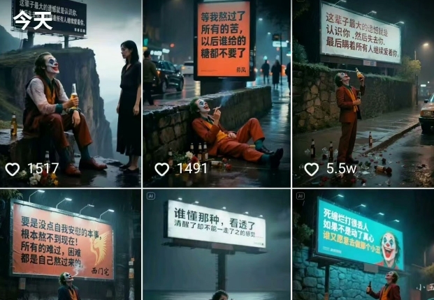 图片[2]凯哥轻创网-网创项目资源站-副业项目-创业项目-搞钱项目一条视频竟然15W赞！用AI制作小丑自嘲扎心文案视频，当下非常火爆的短视频流量神器凯哥轻创网-网创项目资源站-副业项目-创业项目-搞钱项目凯哥轻创网