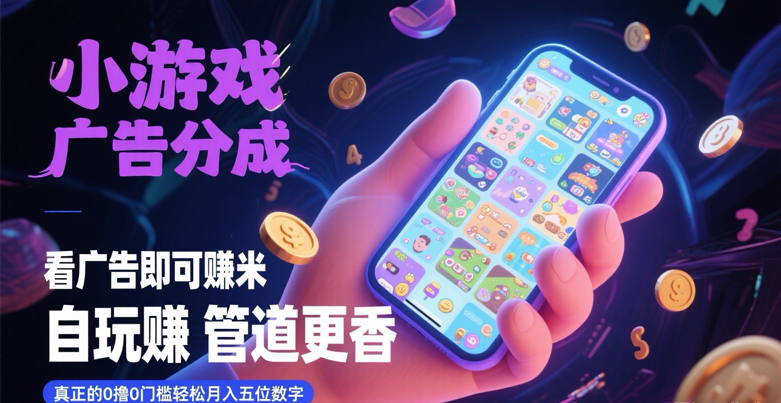 看广告即可赚米 自玩赚 管道更香 真正的零撸零门槛凯哥轻创网-网创项目资源站-副业项目-创业项目-搞钱项目凯哥轻创网