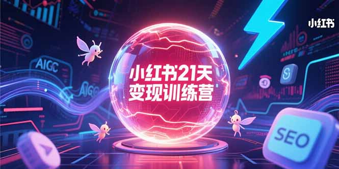 （15328期）小红书21天变现训练营，AIGC工具高效应用，SEO优化核心技巧凯哥轻创网-网创项目资源站-副业项目-创业项目-搞钱项目凯哥轻创网