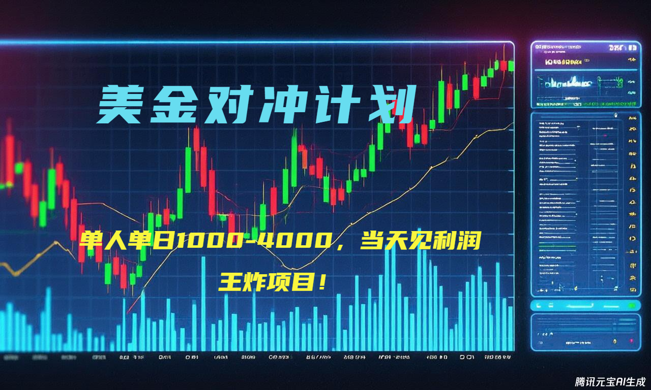 （15333期）2025年最暴力项目“美金先登计划”最新最强对冲战法，每日实际收益1K-4K凯哥轻创网-网创项目资源站-副业项目-创业项目-搞钱项目凯哥轻创网