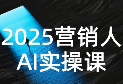 2025营销人Al实操课，AI营销抢跑实战，从Prompt到方案，效率碾压同行凯哥轻创网-网创项目资源站-副业项目-创业项目-搞钱项目凯哥轻创网