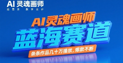 AI灵魂画师，蓝海赛道，条条作品几十W播放，爆款不断凯哥轻创网-网创项目资源站-副业项目-创业项目-搞钱项目凯哥轻创网