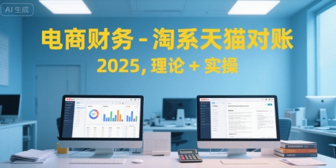电商财务-淘系天猫对账2025，理论+实操凯哥轻创网-网创项目资源站-副业项目-创业项目-搞钱项目凯哥轻创网