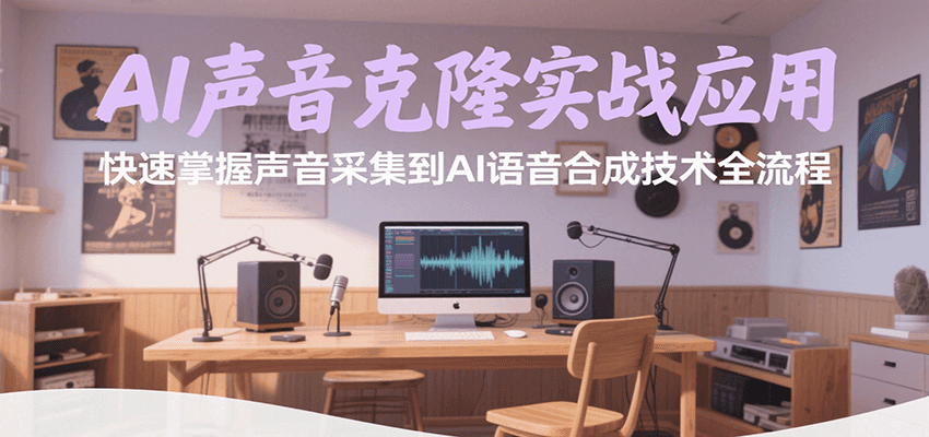 AI声音克隆实战应用，快速掌握声音采集到AI语音合成技术全流程凯哥轻创网-轻创网-创业网-网创项目资源站-副业项目-创业项目-搞钱项目凯哥轻创网
