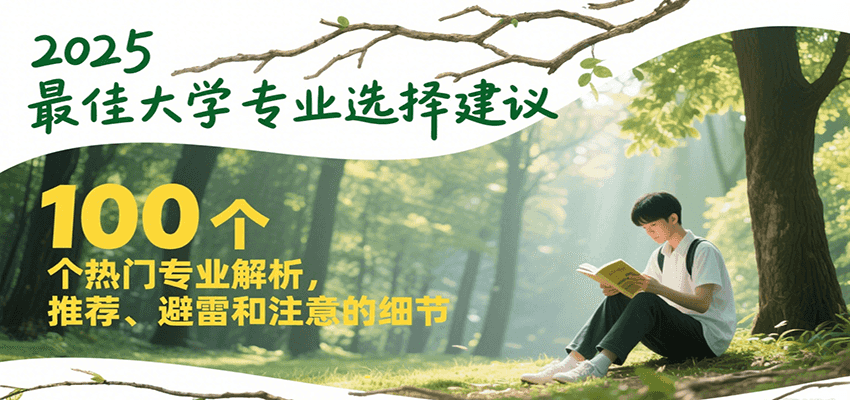 2025最佳大学专业选择建议，100个热门专业解析，推荐、避雷和注意的细节凯哥轻创网-轻创网-创业网-网创项目资源站-副业项目-创业项目-搞钱项目凯哥轻创网