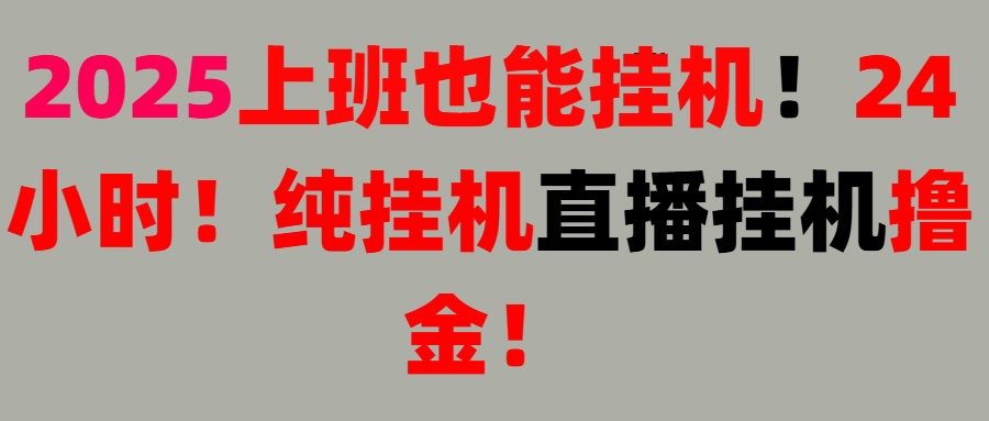 新手也能简单上手！零基础！上班也能挂机！24小时纯挂机！直播挂机撸金！凯哥轻创网-网创项目资源站-副业项目-创业项目-搞钱项目凯哥轻创网