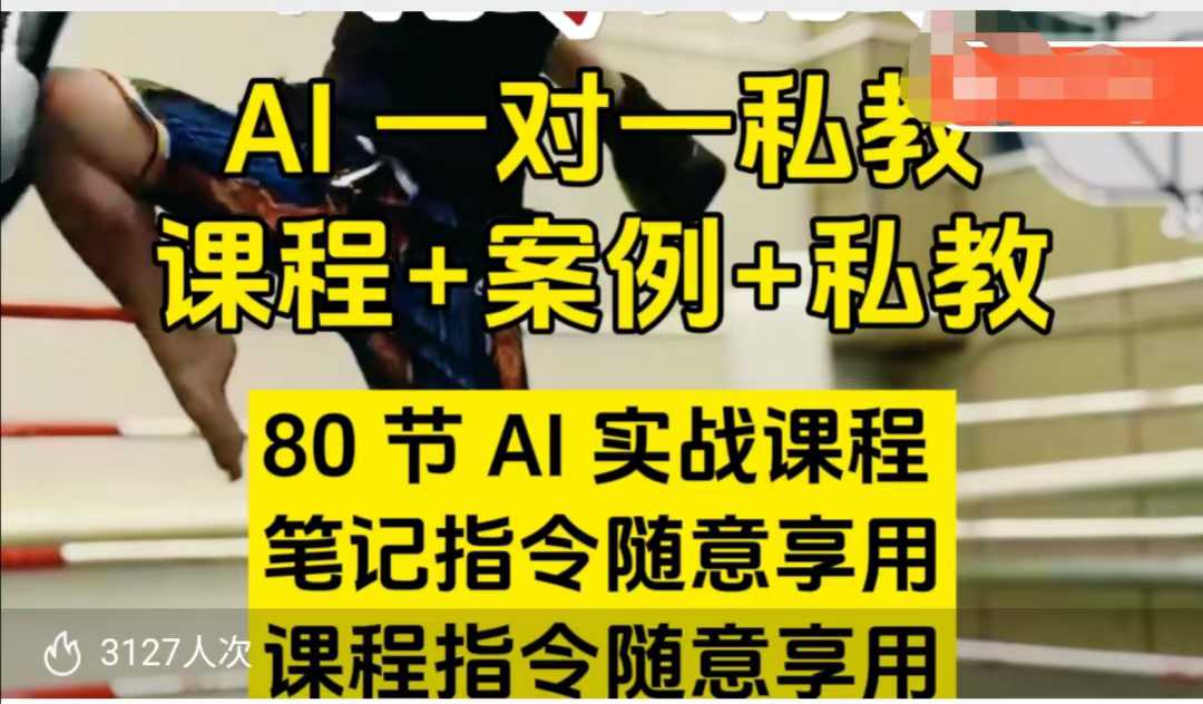 AI指令实战课，课程+案例，80节AI实战课程，笔记指令随意享用，课程指令随意享用（更新7月）凯哥轻创网-网创项目资源站-副业项目-创业项目-搞钱项目凯哥轻创网