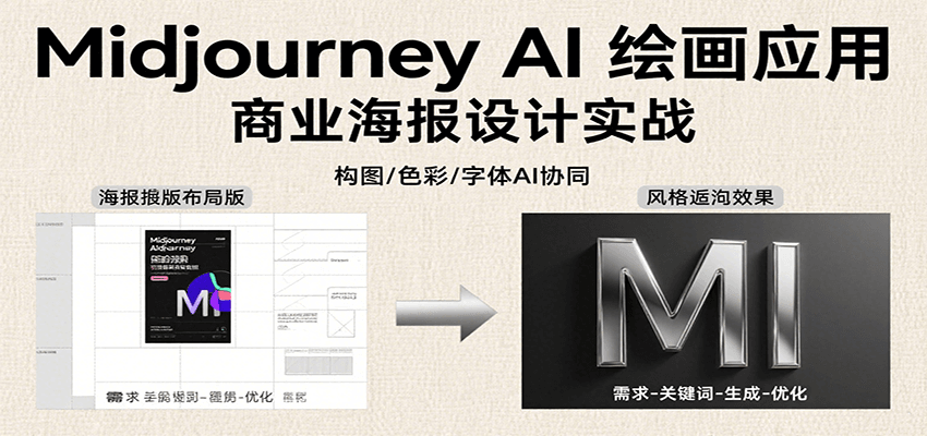 Midjourney AI绘画应用，关键词指令解析、漫画头像制作、海报设计、3D人物生成等凯哥轻创网-轻创网-创业网-网创项目资源站-副业项目-创业项目-搞钱项目凯哥轻创网