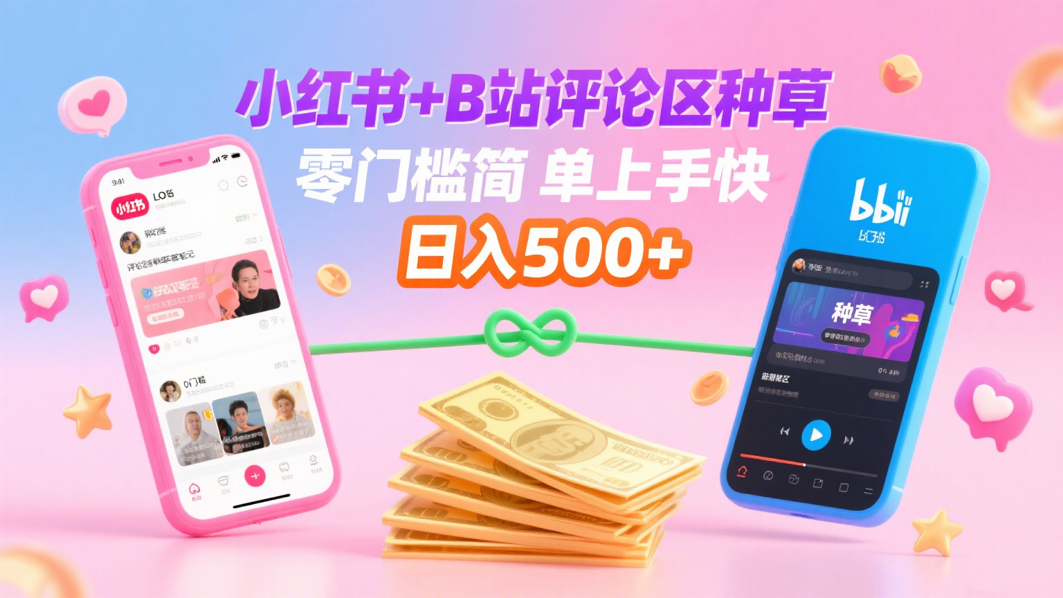 小红书+B站评论区种草，0门槛1分钟一单，只需复制粘贴，日入500+凯哥轻创网-轻创网-创业网-网创项目资源站-副业项目-创业项目-搞钱项目凯哥轻创网