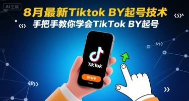 8月最新Tiktok搬运起号技术，手把手教你学会TikTok搬运起号凯哥轻创网-轻创网-创业网-网创项目资源站-副业项目-创业项目-搞钱项目凯哥轻创网