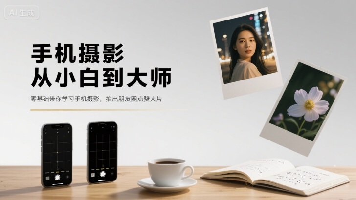 手机摄影从小白到大师，零基础带你学习手机摄影，拍出朋友圈点赞大片凯哥轻创网-轻创网-创业网-网创项目资源站-副业项目-创业项目-搞钱项目凯哥轻创网