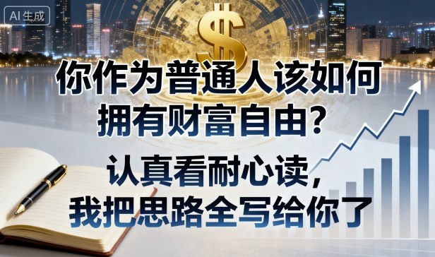 付费文章：你作为普通人该如何拥有财富自由？认真看耐心读，我把思路全写给你了凯哥轻创网-轻创网-创业网-网创项目资源站-副业项目-创业项目-搞钱项目凯哥轻创网