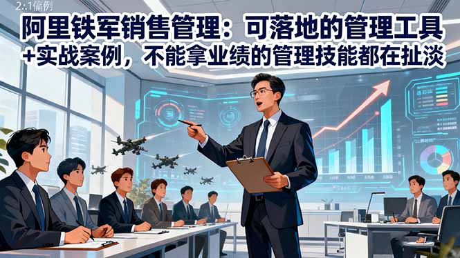 （16436期）阿里铁军销售管理：可落地的管理工具+实战案例，不能拿业绩的管理都在扯淡凯哥轻创网-轻创网-创业网-网创项目资源站-副业项目-创业项目-搞钱项目凯哥轻创网