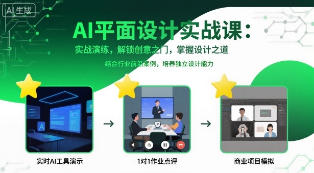 AI平面设计实战课，实战演练，解锁创意之门，掌握设计之道凯哥轻创网-轻创网-创业网-网创项目资源站-副业项目-创业项目-搞钱项目凯哥轻创网