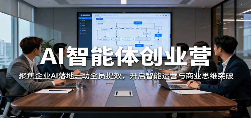 AI智能体创业营：聚焦企业AI落地，助全员提效，开启智能运营与商业思维突破凯哥轻创网-轻创网-创业网-网创项目资源站-副业项目-创业项目-搞钱项目凯哥轻创网