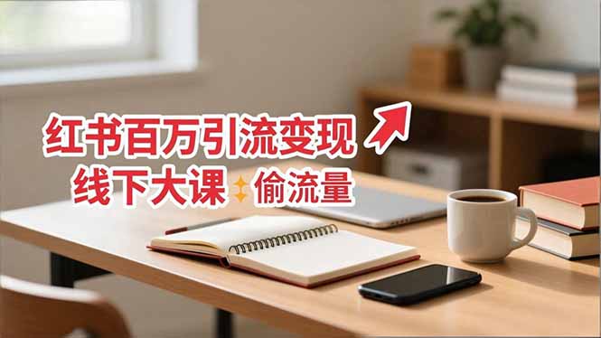 （16661期）小红书百万引流变现-11月线下大课：分享从0到百万引流路径，手把手教偷流量、拿结果凯哥轻创网-轻创网-创业网-网创项目资源站-副业项目-创业项目-搞钱项目凯哥轻创网