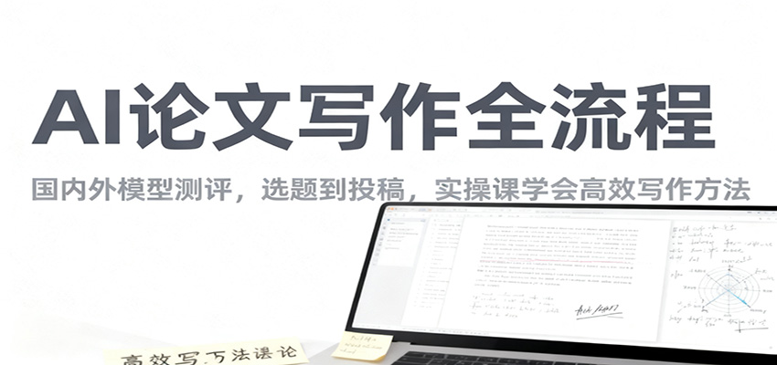 AI论文写作全流程，国内外模型测评，选题到投稿，实操课学高效写作方法凯哥轻创网-轻创网-创业网-网创项目资源站-副业项目-创业项目-搞钱项目凯哥轻创网