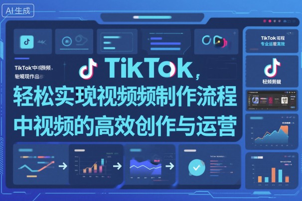 TikTok中视频制做流程，轻松实现Tk中视频的高效创作与运营凯哥轻创网-轻创网-创业网-网创项目资源站-副业项目-创业项目-搞钱项目凯哥轻创网